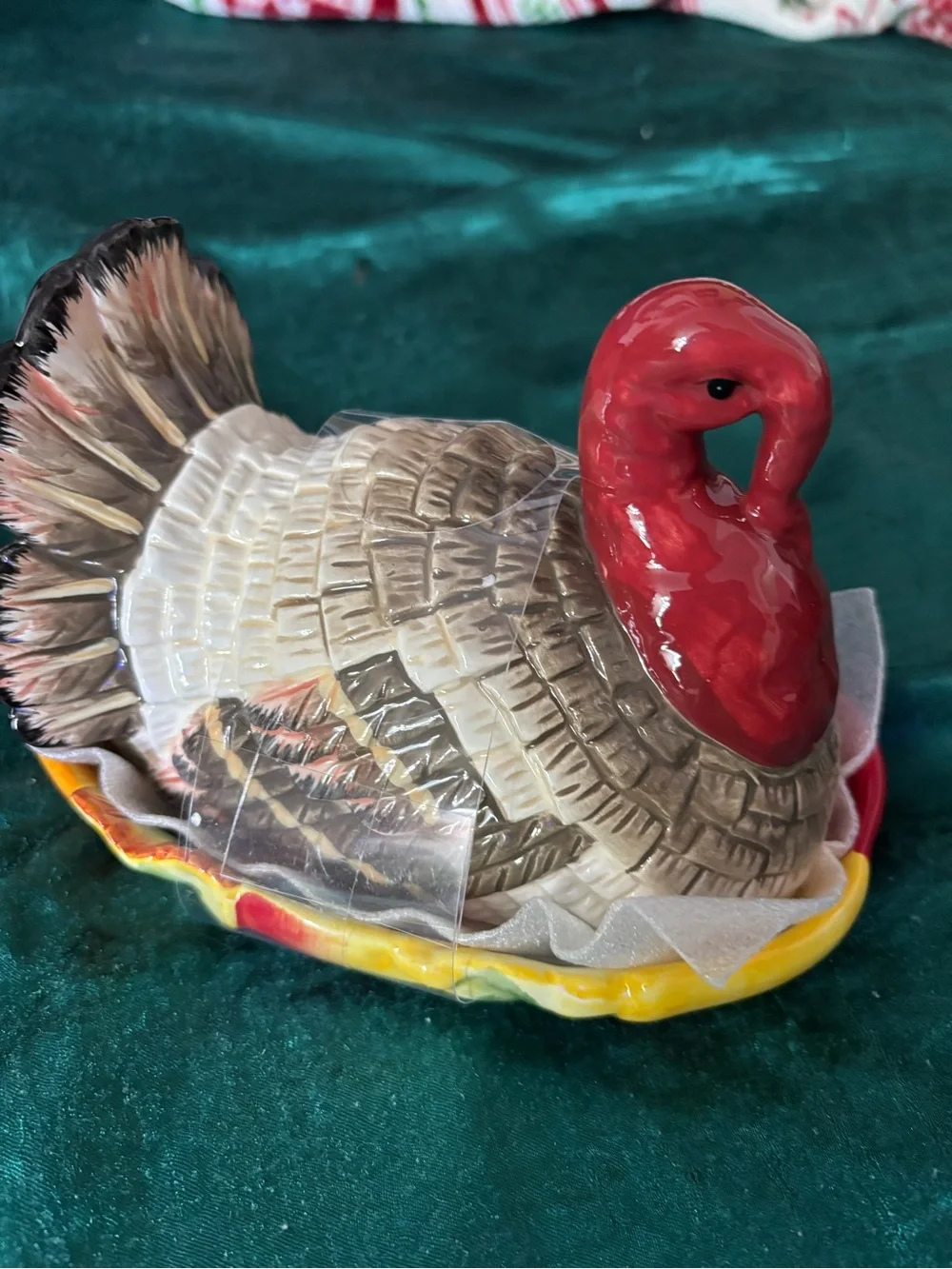Thanksgiving turkey butter dish. New